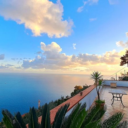 "Casalena" Villa A Furore Amalfi Coast Con Grande Terrazzo E Vista Sul Mare Esterno foto