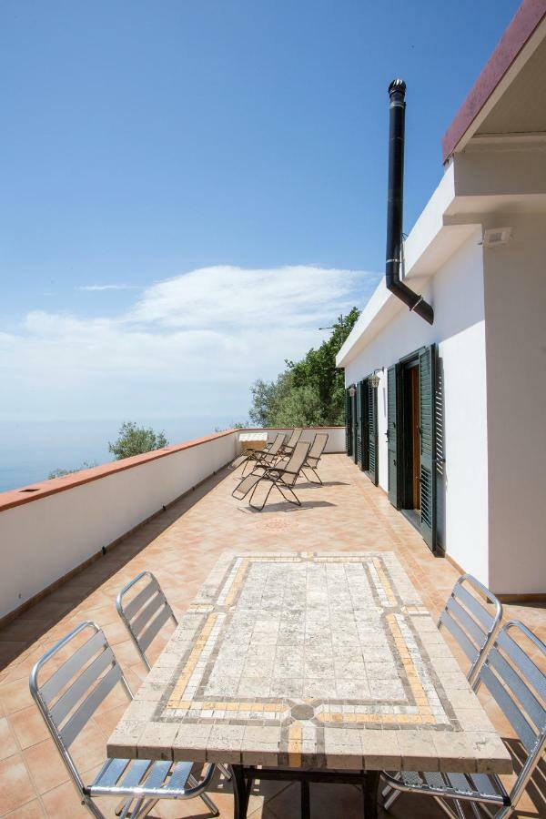 "Casalena" Villa A Furore Amalfi Coast Con Grande Terrazzo E Vista Sul Mare Esterno foto