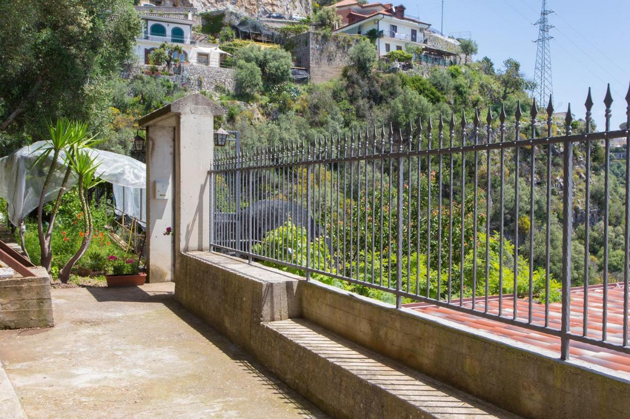 "Casalena" Villa A Furore Amalfi Coast Con Grande Terrazzo E Vista Sul Mare Esterno foto