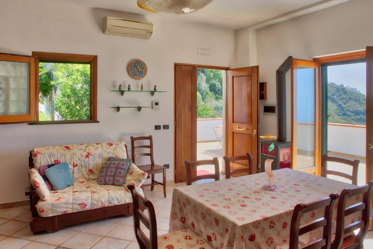 "Casalena" Villa A Furore Amalfi Coast Con Grande Terrazzo E Vista Sul Mare Esterno foto